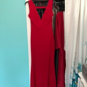 Floor length prom dress